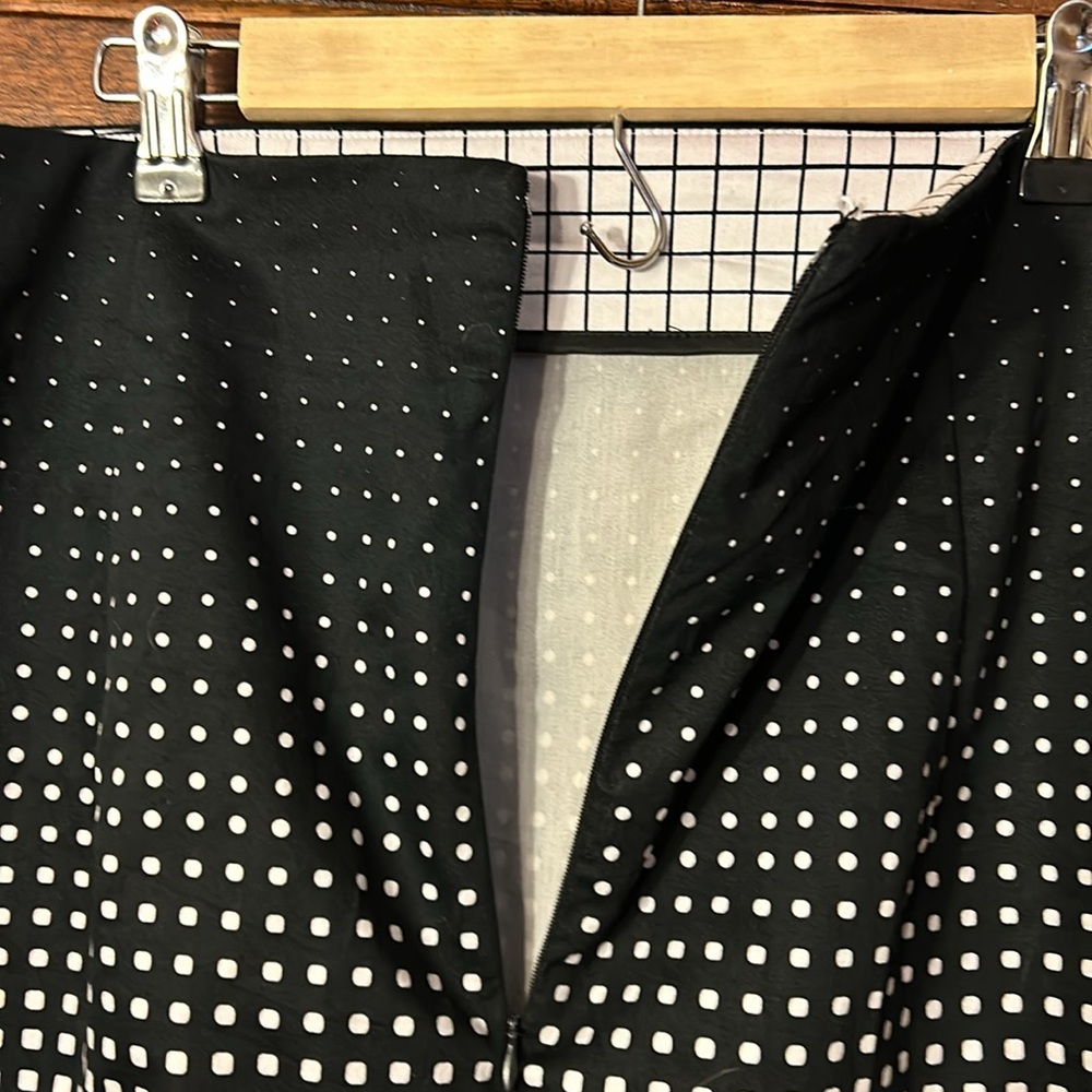 Worthington Gradient Black and White Graphic Pencil Skirt Sz 16 - Picture 9 of 10